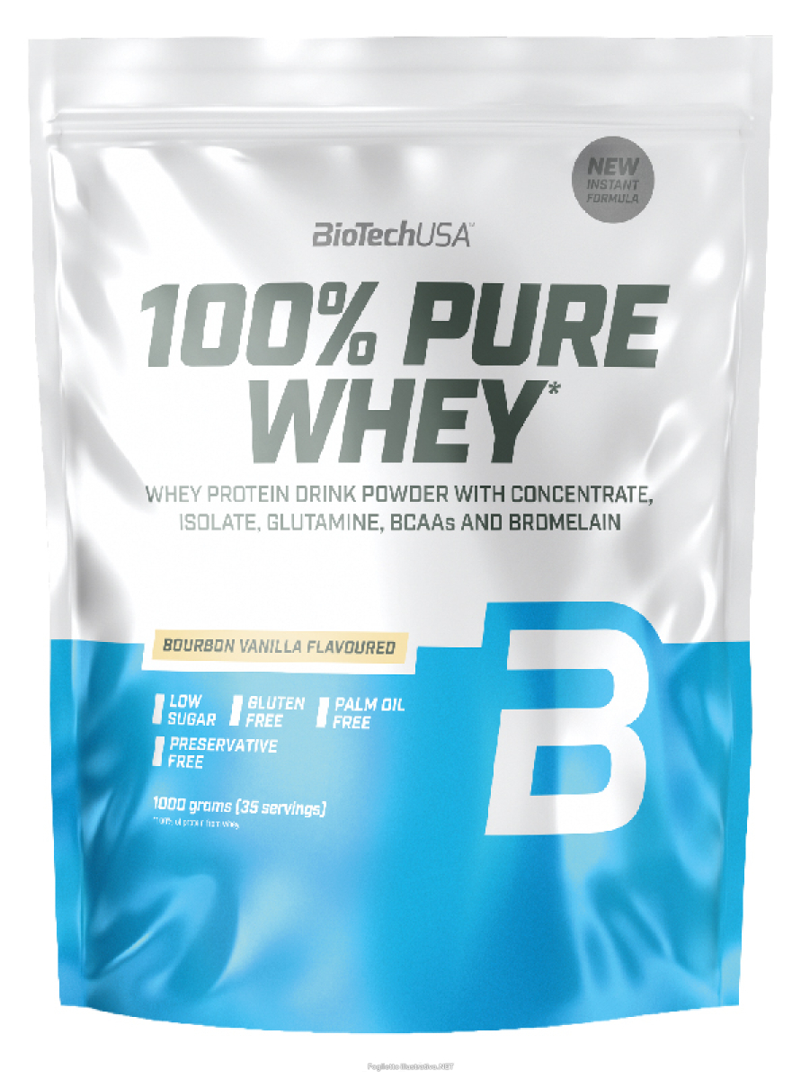 Trova prezzi di 100% pure whey protein drink powder vaniglia bourbon 1000 g e compra online