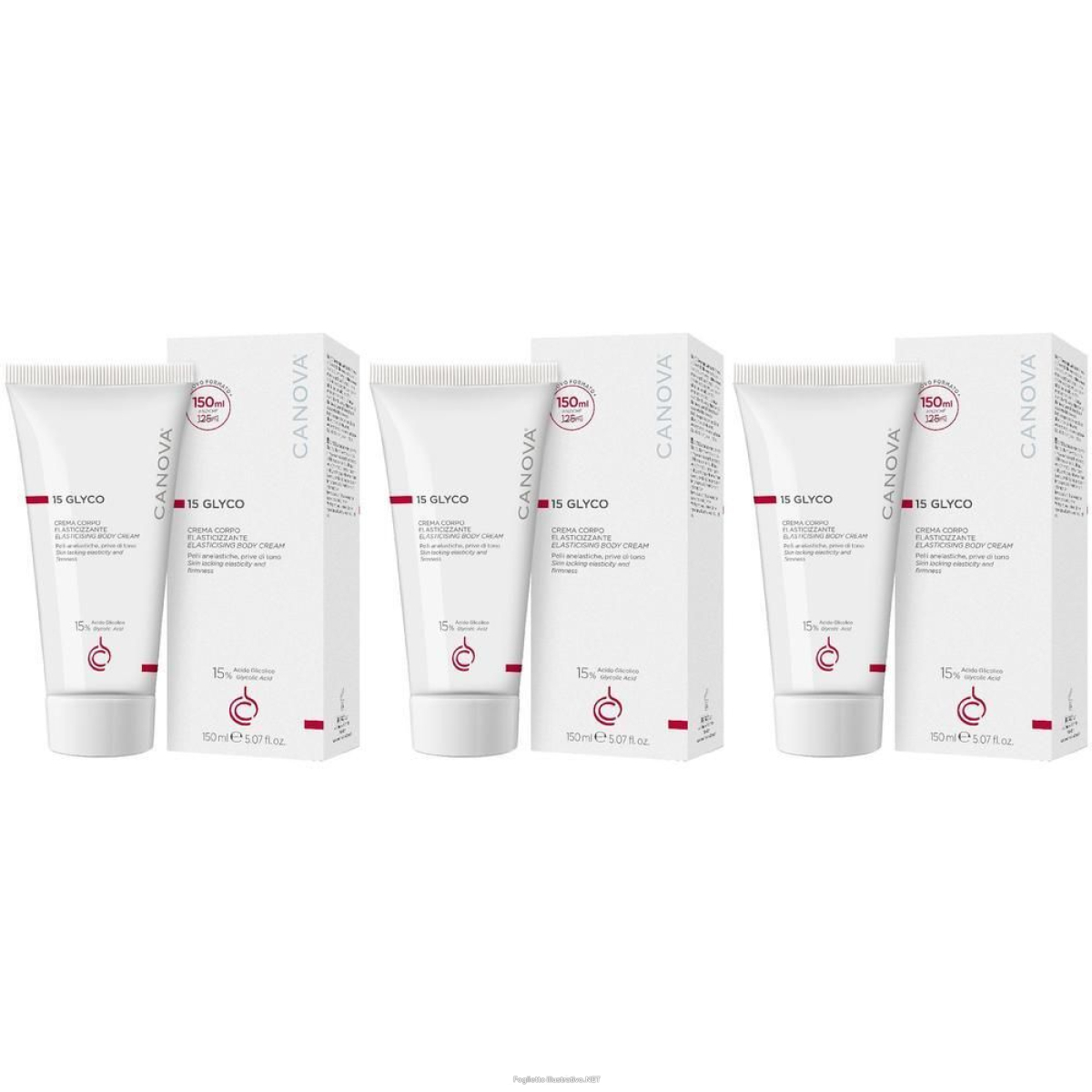 Trova prezzi di 15 glyco canova 150 ml 3x150 ml e compra online