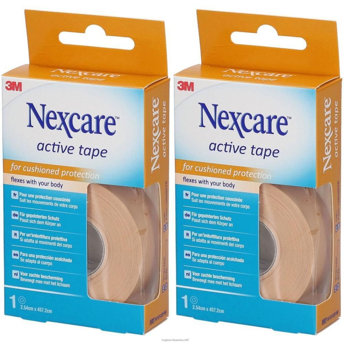 Trova prezzi di 3M Nexcare Active Tape 2,54 X 457,2 cm 1 Pezzo Fasciatura e compra online