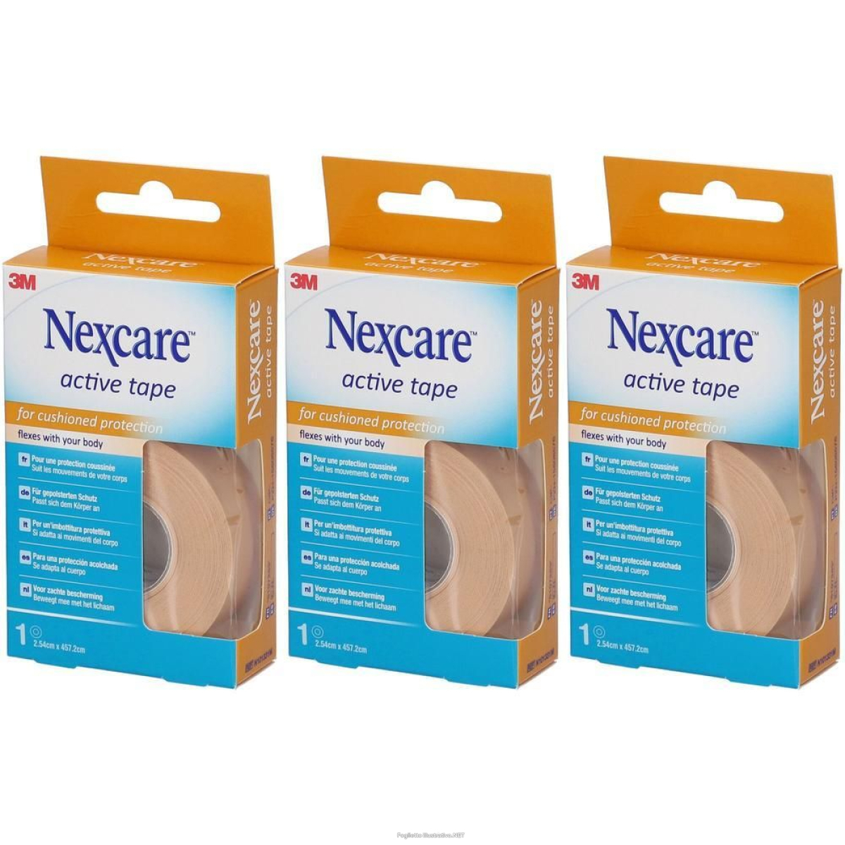 Trova prezzi di 3M Nexcare Active Tape 2,54 X 457,2 cm 1 Pezzo Fasciatura e compra online