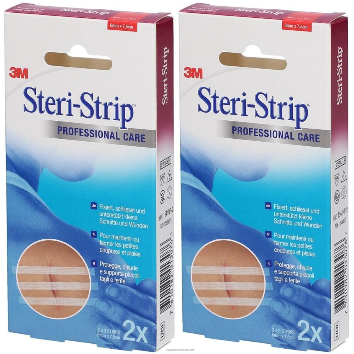 Trova prezzi di 3m steri-strip suture cutanee adesive 6x75 mm 2x6 pz cerotto e compra online