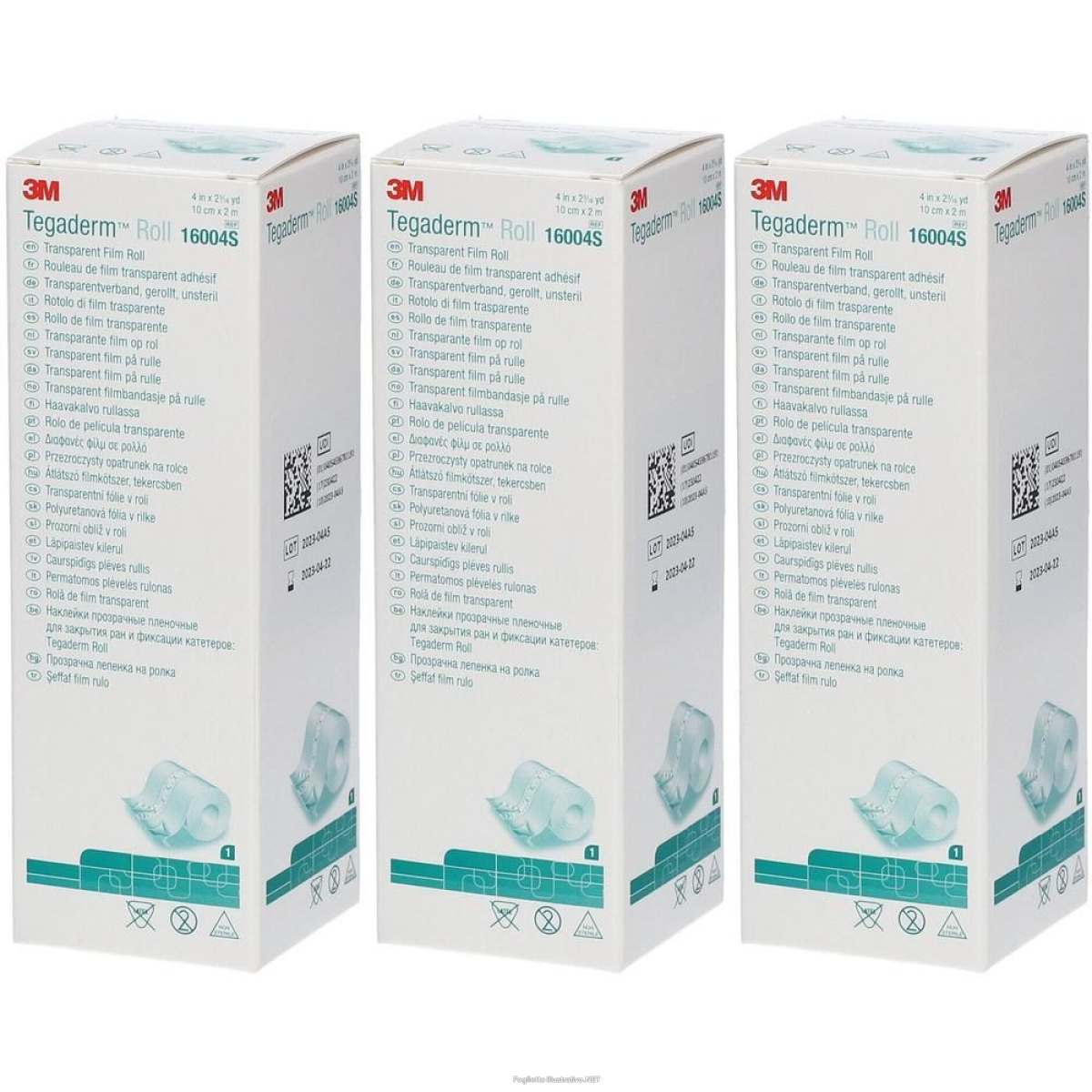 Trova prezzi di 3m™ tegaderm™ film trasparente in rotolo 10 cm x 2 m 3x1 pz bendaggio/ e compra online