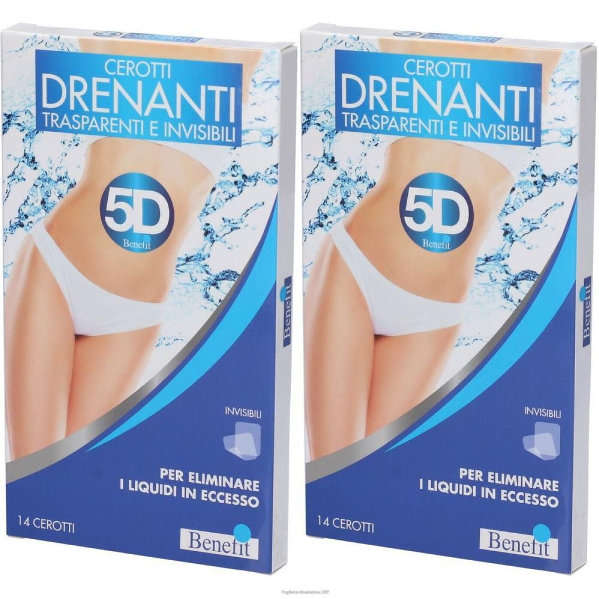 Trova prezzi di 5d benefit cerotto drenante trasparente invisibile 2x1 st e compra online