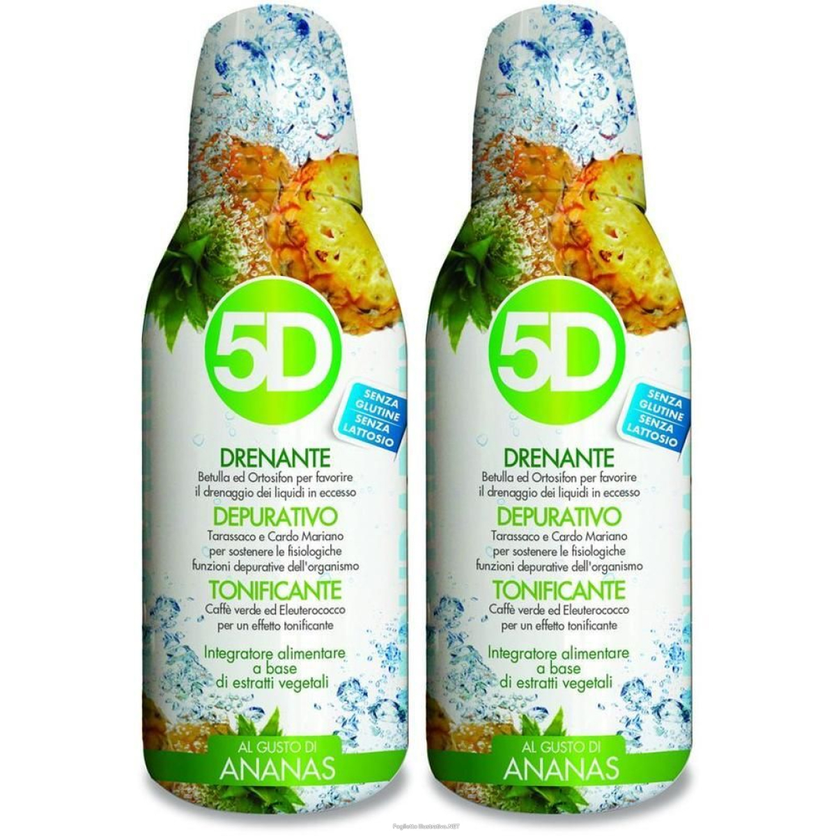 Trova prezzi di 5d depuradren gusto ananas 2x500 ml soluzione e compra online