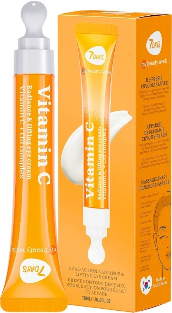 Trova prezzi di 7days contorno occhi alla vitamina c - siero illuminante e tonificante per le occhiaie, 18 ml e compra online