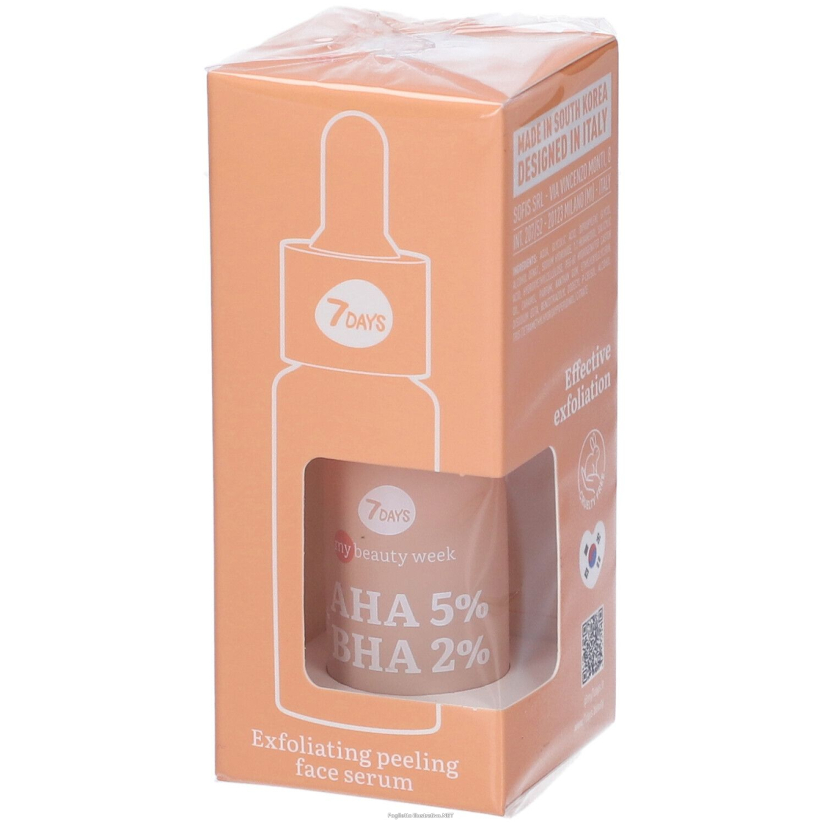 Trova prezzi di 7days my beauty week aha 5% + bha 2% exfoliating peeling face serum 1 e compra online
