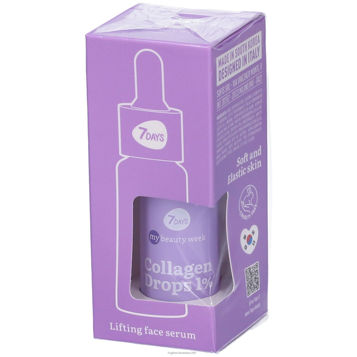 Trova prezzi di 7days my beauty week collagen drops 1% lifting face serum 1 pz polvere e compra online