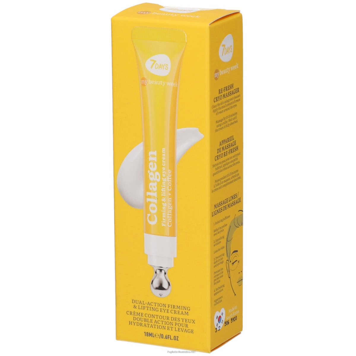 Trova prezzi di 7days my beauty week firming & lifting eye concentrate 1 pz soluzione e compra online
