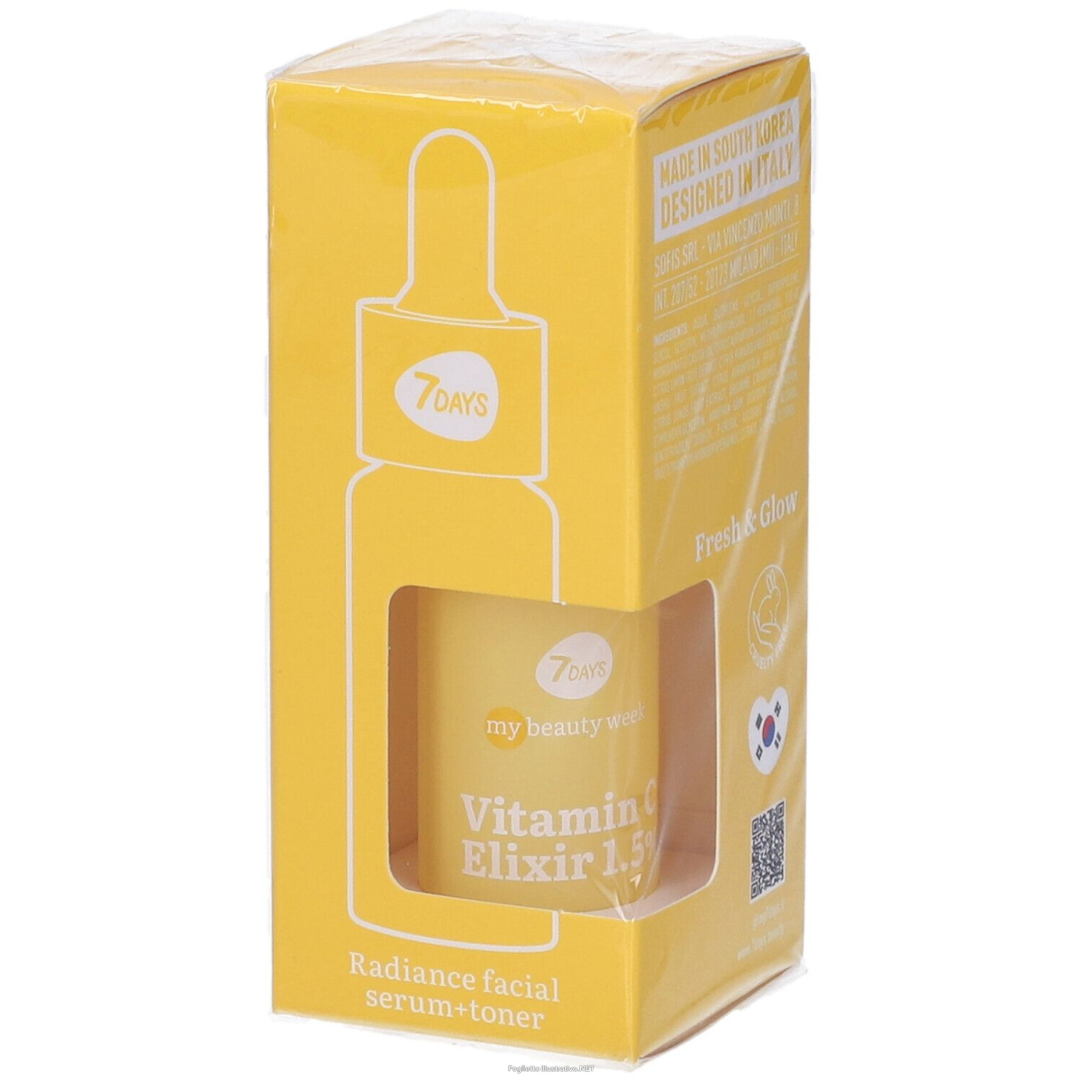 Trova prezzi di 7days my beauty week vitamin c elixir 1,5% radiance facial serum + ton e compra online