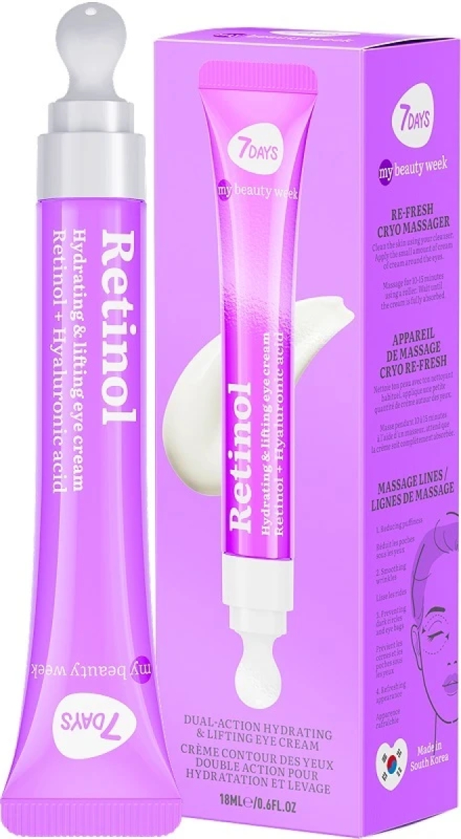 Trova prezzi di 7days retinol - siero per il contorno occhi ad azione antirughe e liftante, 18 ml e compra online