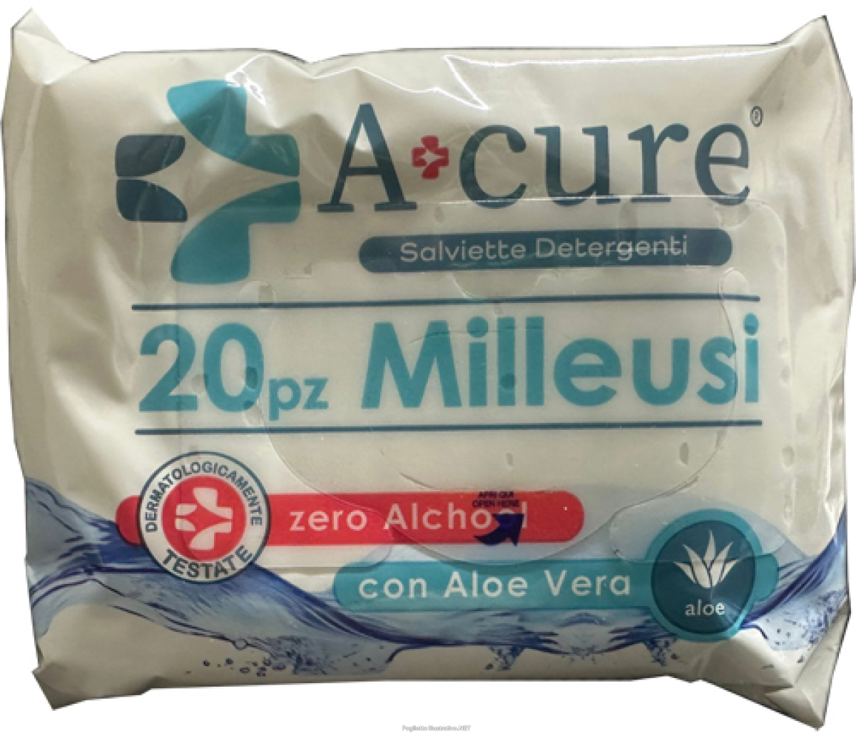 Cerca Offerte di a+cure milleusi salviette detergente aloe 20 pezzi e acquista online