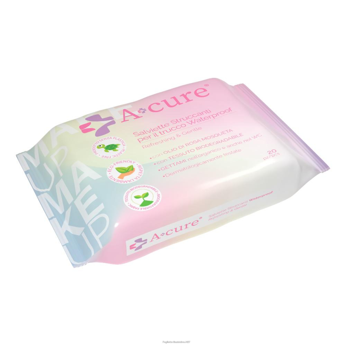 Cerca Offerte di a+cure salvietta struccante waterproof 20 pezzi pop-up e acquista online