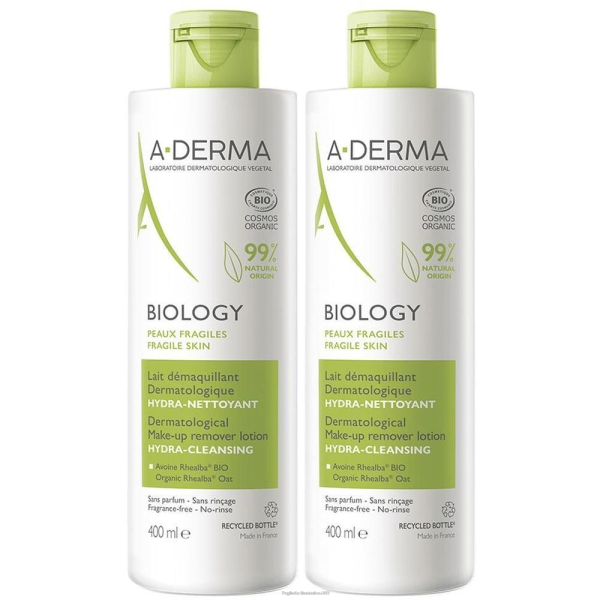 Cerca Offerte di a-derma biology latte struccante dermatologico idra-detergente 2x400 e acquista online