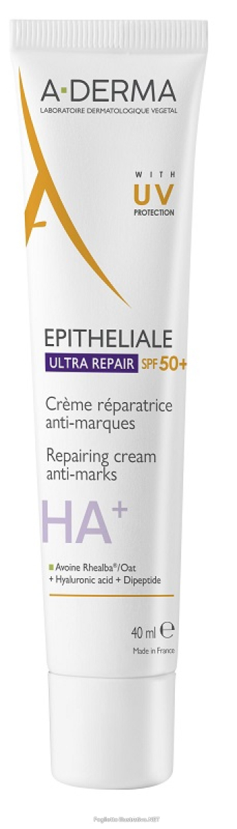 Cerca Offerte di a-derma epitheliale ultra repair spf50+ crema ristrutturante anti-segni residui, riparazione cutanea, protezione solare molto alta,  40 ml e acquista online