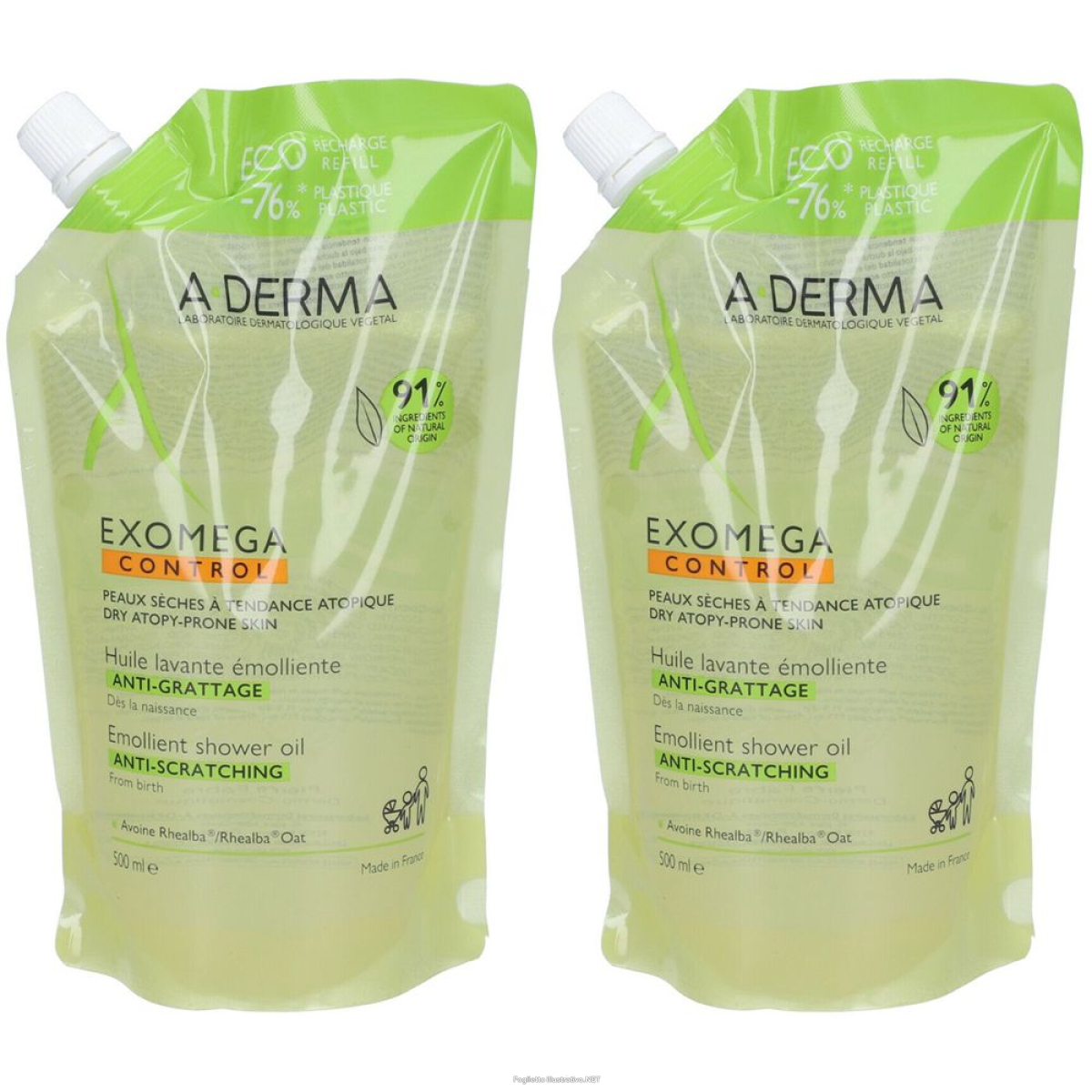Cerca Offerte di a-derma exomega control olio lavante emolliente set da 2 2x500 ml dete e acquista online