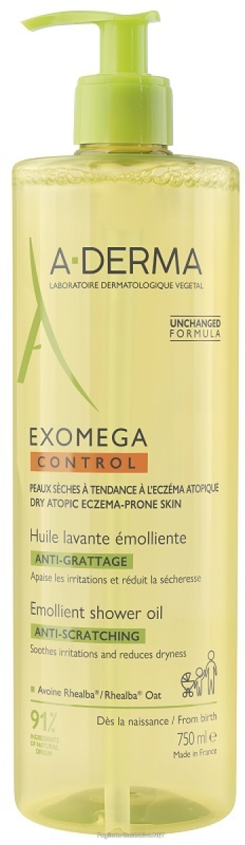 Cerca Offerte di a-derma exomega control olio lavante per pelle secca e a tendenza at. 750 ml e acquista online