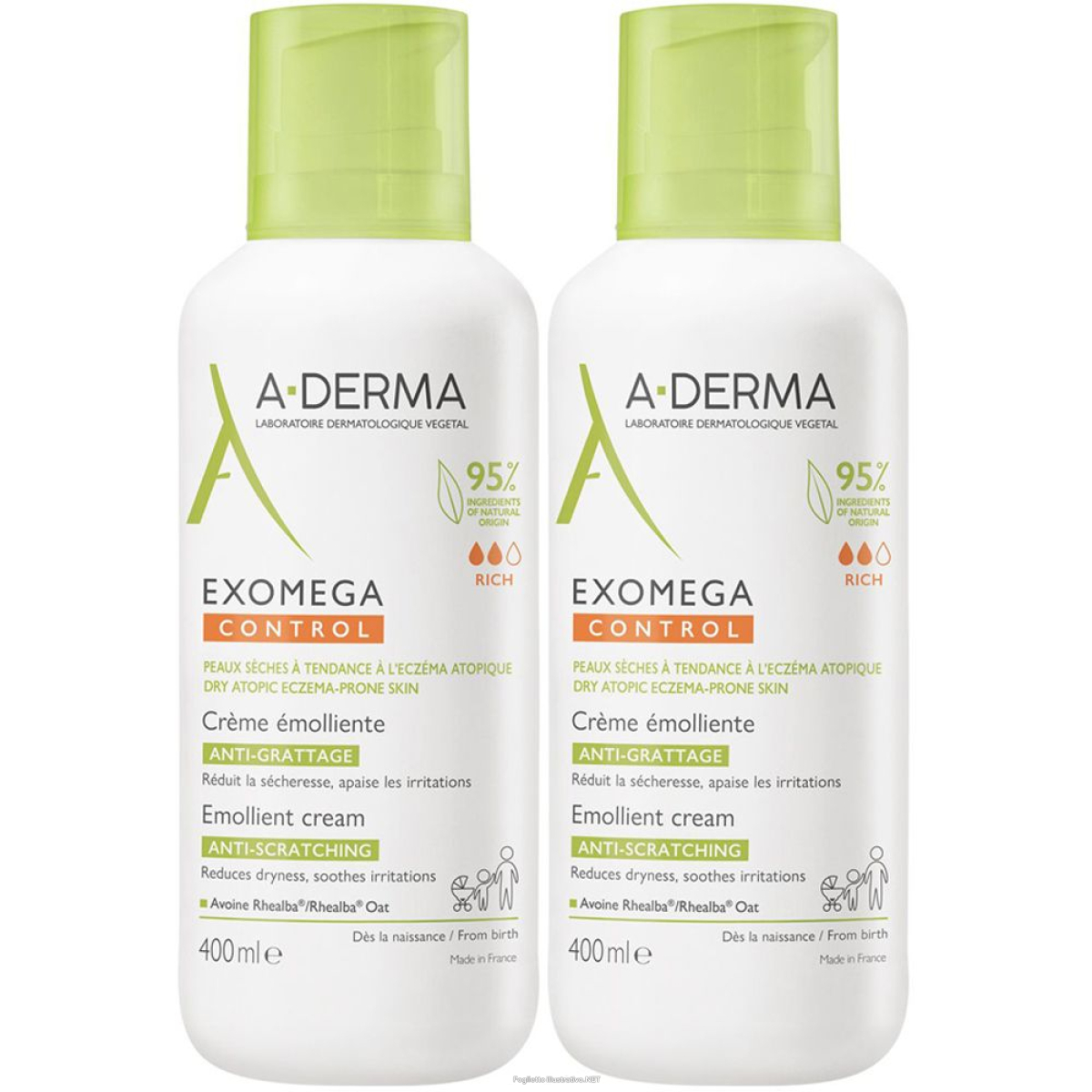 Cerca Offerte di a-derma exomega control set da 2 2x400 ml crema e acquista online