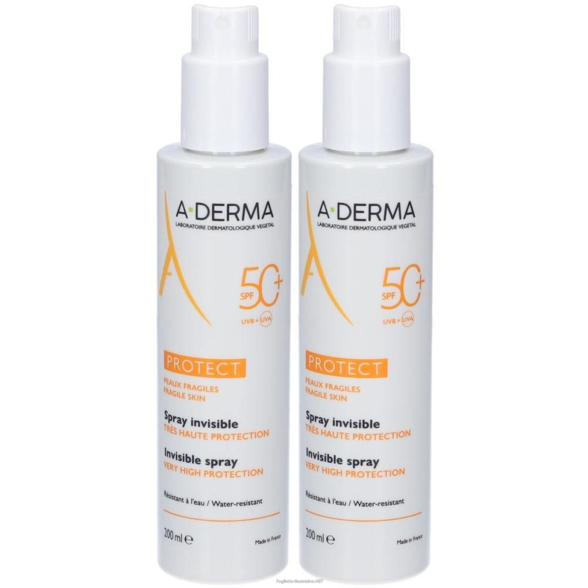 Cerca Offerte di a-derma protect spray invisibile spf50+ 2x200 ml e acquista online