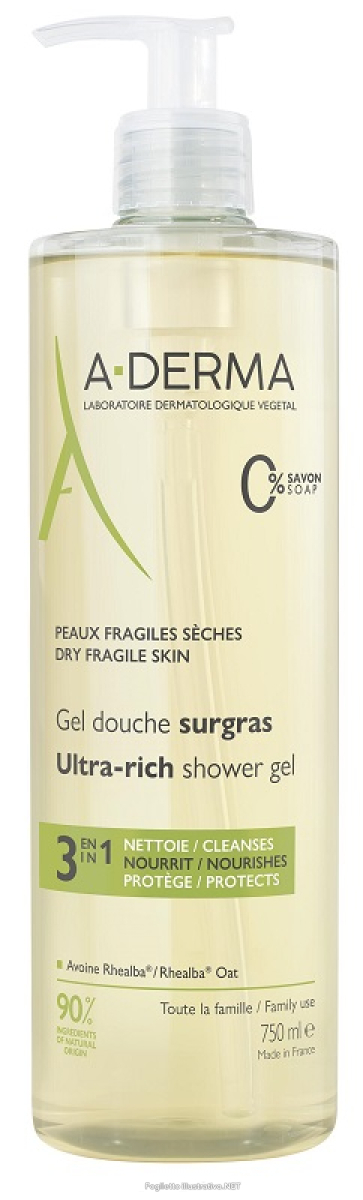Cerca Offerte di a-derma surgras doccia gel ad azione protettiva e lenitiva per pelle secca 750 ml e acquista online