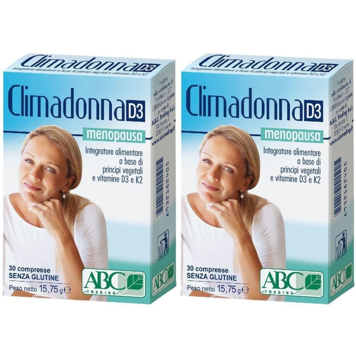 Cerca Offerte di abc trading climadonna d3 menopausa compresse 2x30 pz e acquista online
