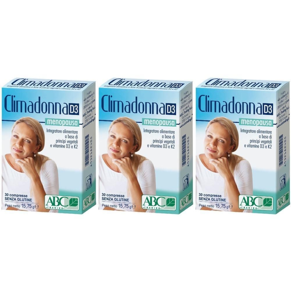 Cerca Offerte di abc trading climadonna d3 menopausa compresse 3x30 pz e acquista online