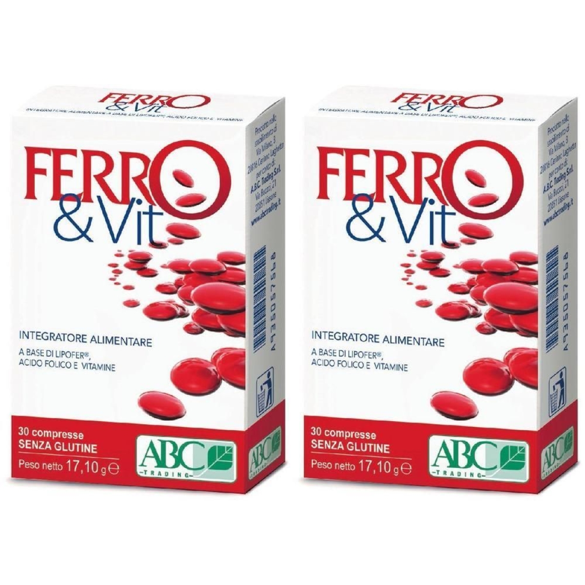 Cerca Offerte di abc trading ferro&vit compresse 2x30 pz e acquista online
