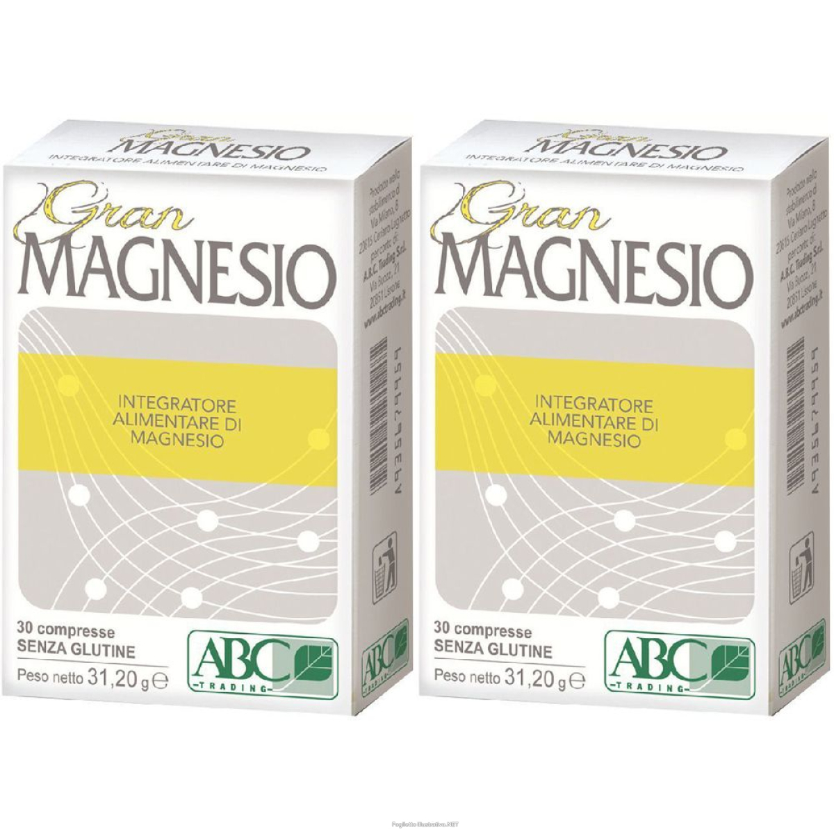 Cerca Offerte di abc trading gran magnesio compresse set da 2 2x30 pz e acquista online