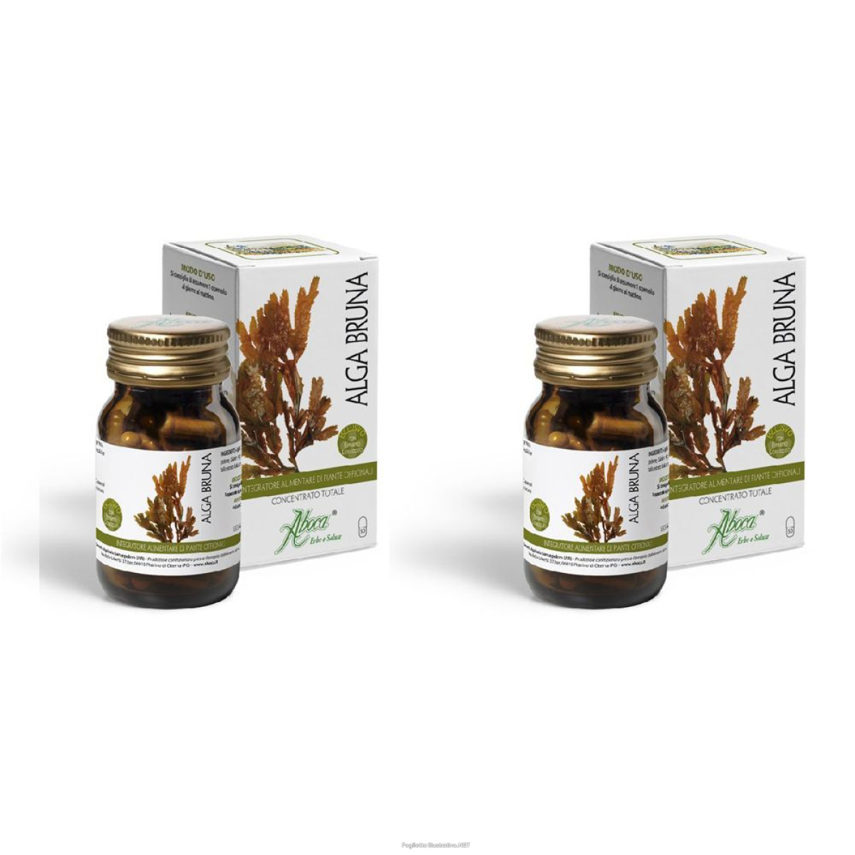 Cerca Offerte di aboca alga bruna concentrato totale set da 2 2x25 g compresse e acquista online