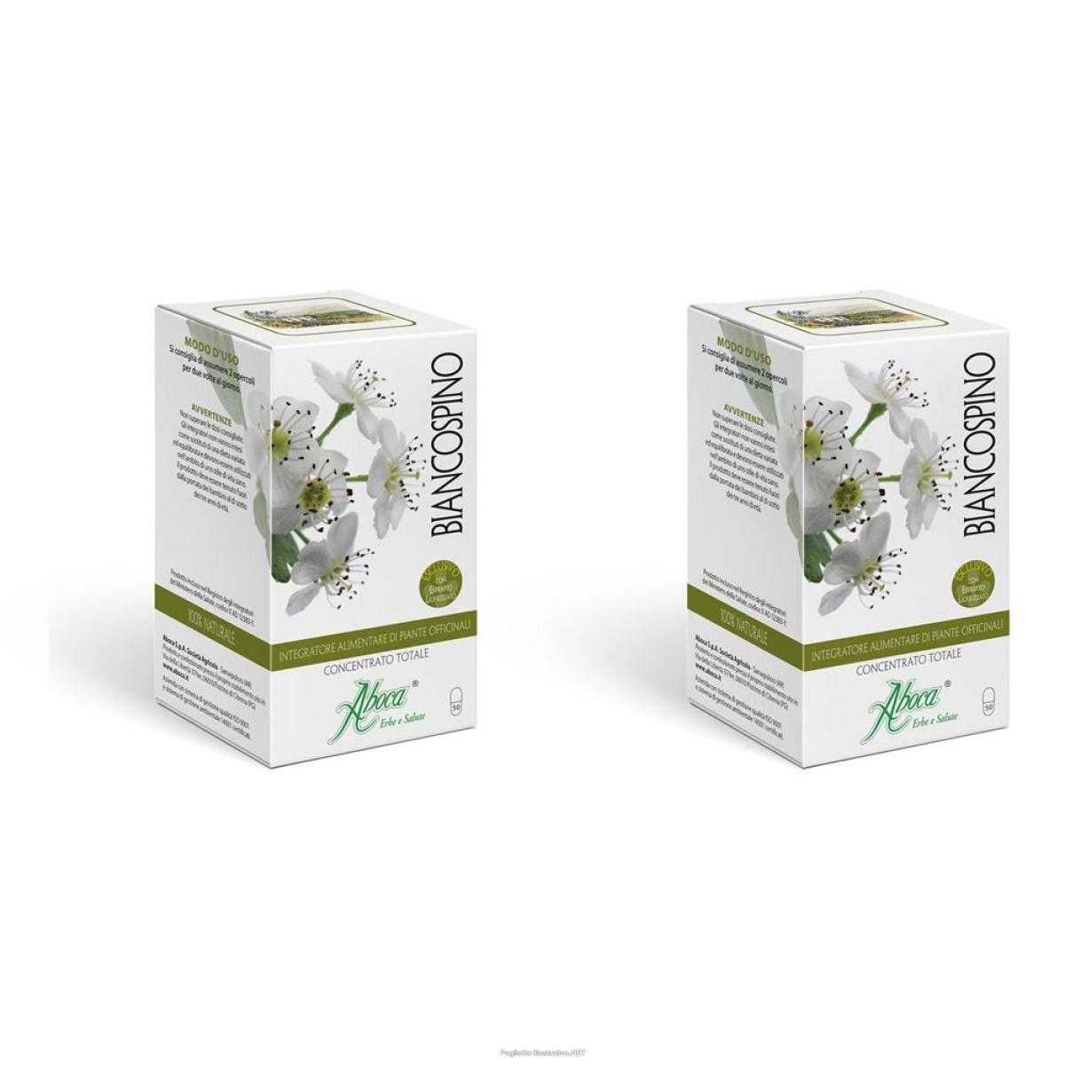 Cerca Offerte di aboca® biancospino concentrato totale set da 2 2x50 pz compresse e acquista online