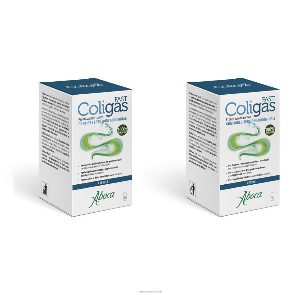 Cerca Offerte di aboca coligas fast capsule set da 2 2x50 pz e acquista online
