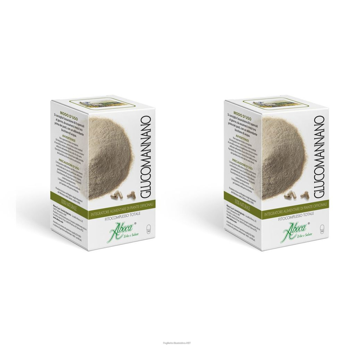 Cerca Offerte di aboca® glucomannano fitocomplesso totale set da 2 2x50 pz capsule e acquista online