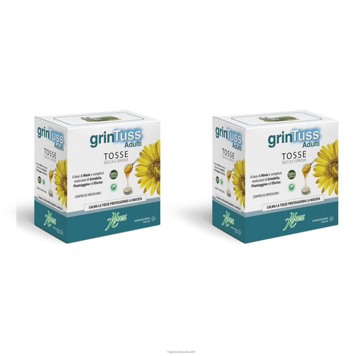 Cerca Offerte di aboca® grintuss adulti tosse secca e grassa compresse set da 2 2x20 pz e acquista online