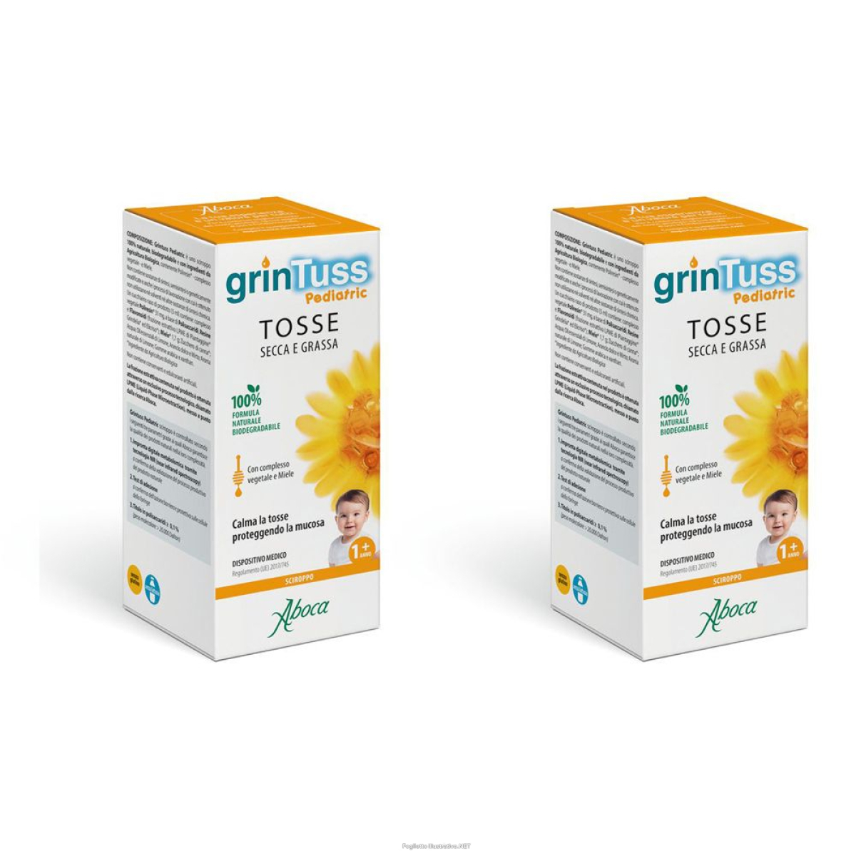 Cerca Offerte di aboca® grintuss pediatric sciroppo 2x180 g per la tosse e acquista online