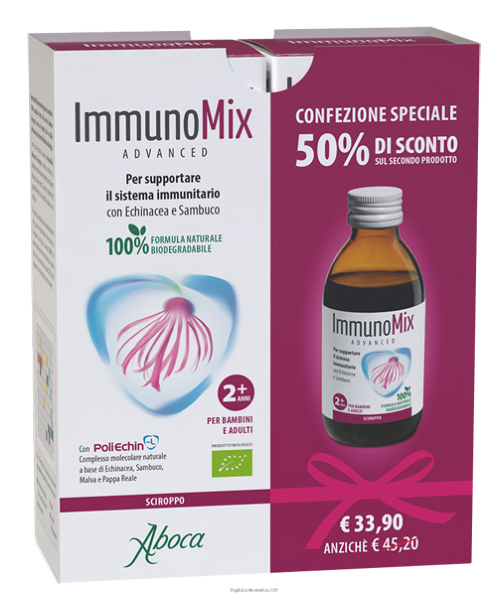 Cerca Offerte di aboca - immunomix advanced sciroppo bipacco confezione 210 gr e acquista online