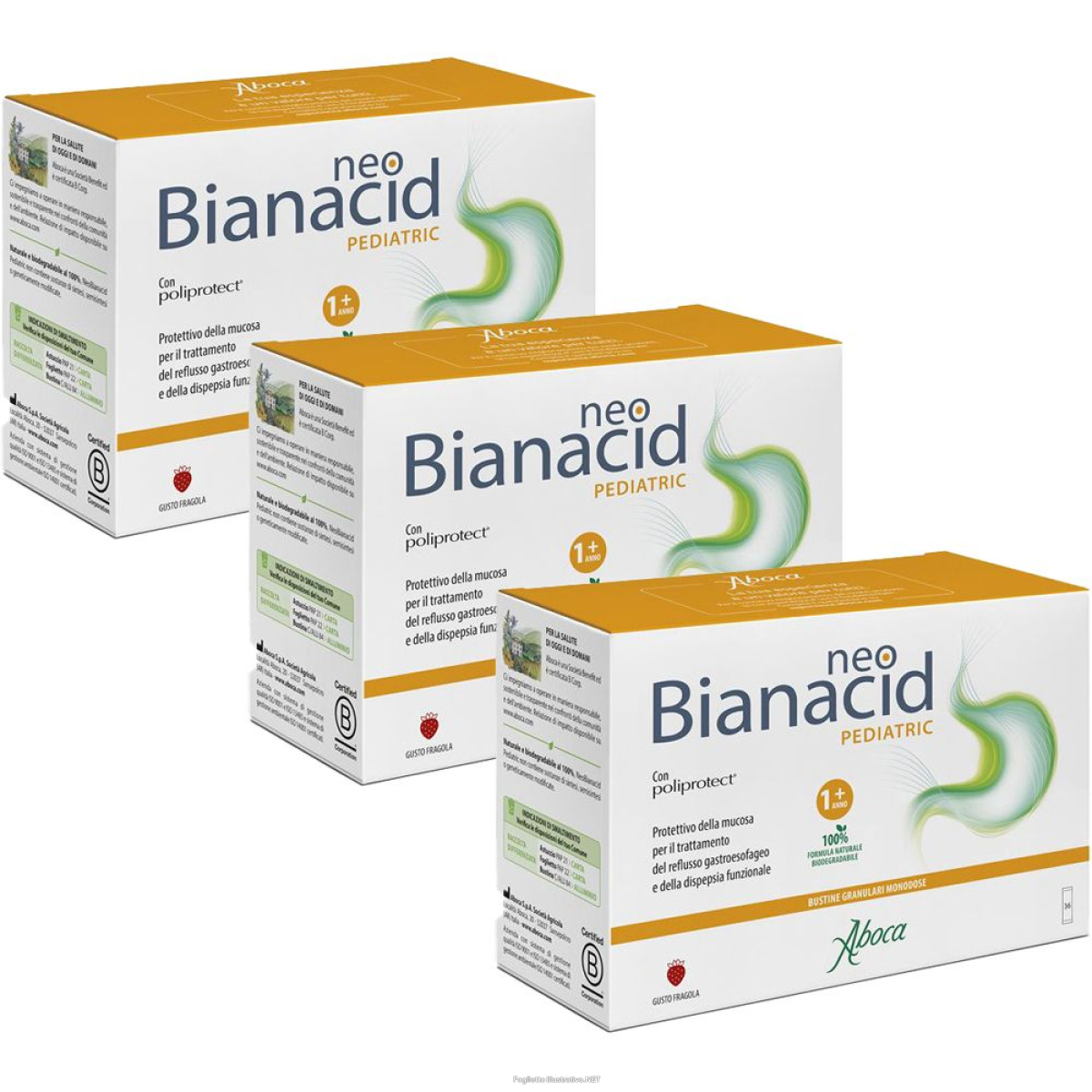 Cerca Offerte di aboca neobianacid pediatric set da 3 3x36 pz granuli e acquista online