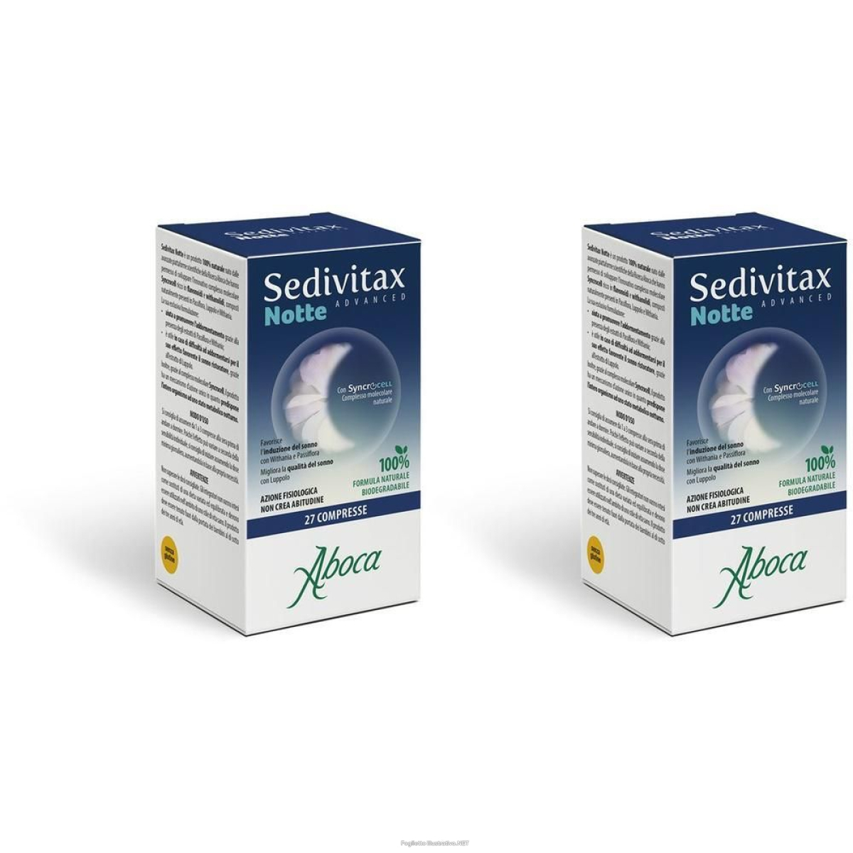 Cerca Offerte di aboca sedivitax notte advanced 27 compresse 2x18,4 g e acquista online