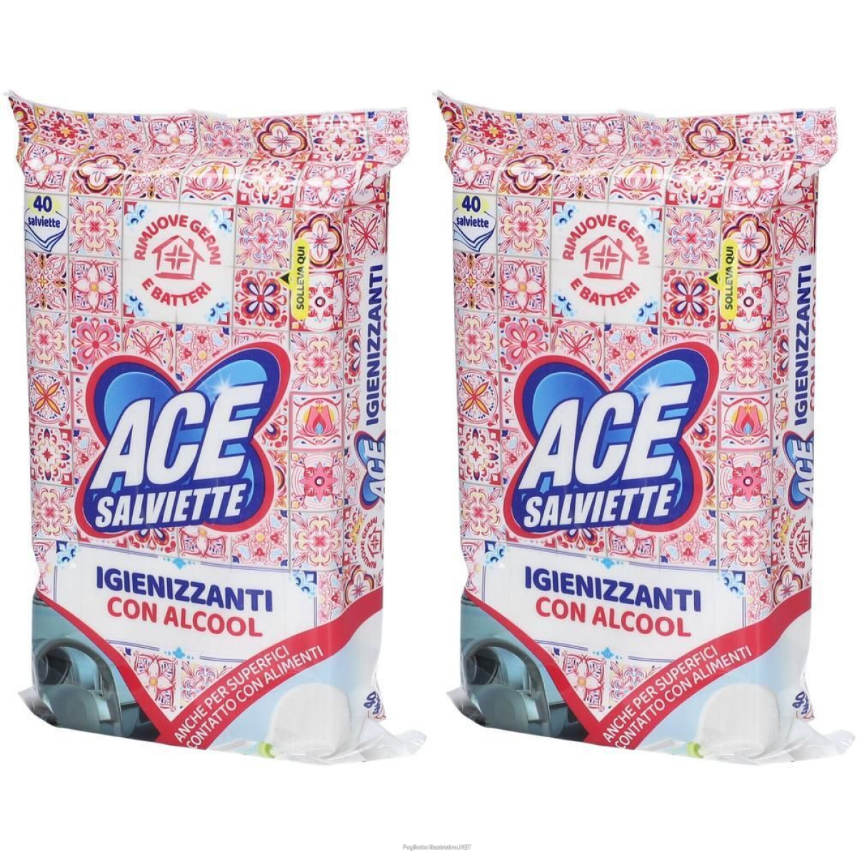 Cerca Offerte di ace salviette igienizzanti con alcool 2x40 st e acquista online