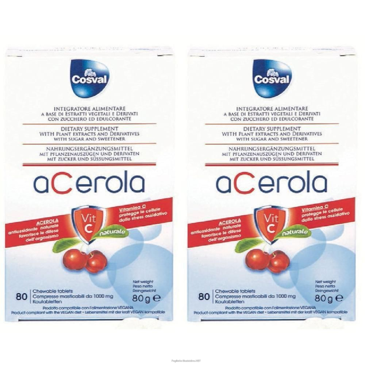 Cerca Offerte di acerola vitamina c 80 tavolette 2x80 g compresse masticabili e acquista online