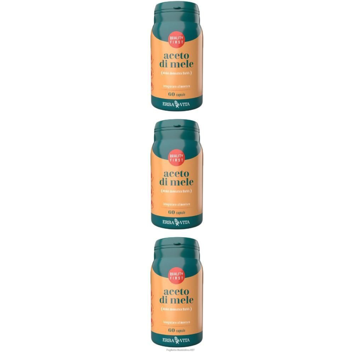Cerca Offerte di aceto mele 60 capsule 550 mg 3x33 g e acquista online
