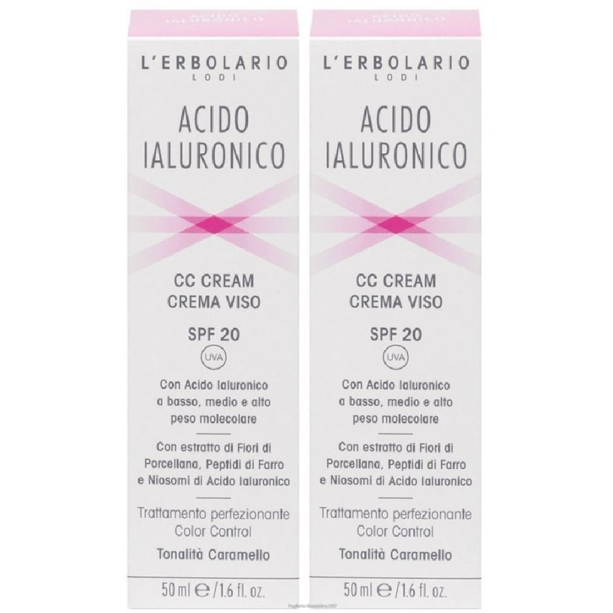 Cerca Offerte di acido ialuronico cc cream caramello spf20 50 ml 2x50 ml e acquista online