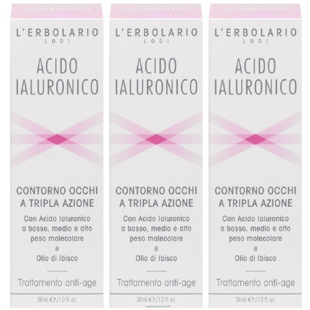 Cerca Offerte di acido ialuronico contorno occhi a tripla azione trattamento antiage 30 e acquista online