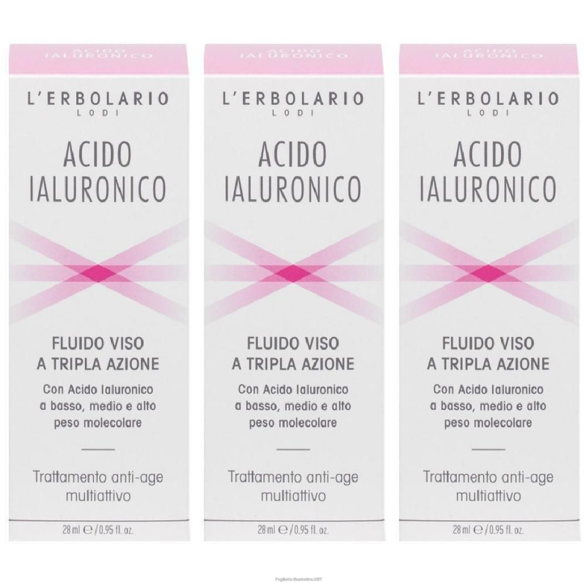 Cerca Offerte di acido ialuronico fluido viso a tripla azione trattamento antiage multi e acquista online