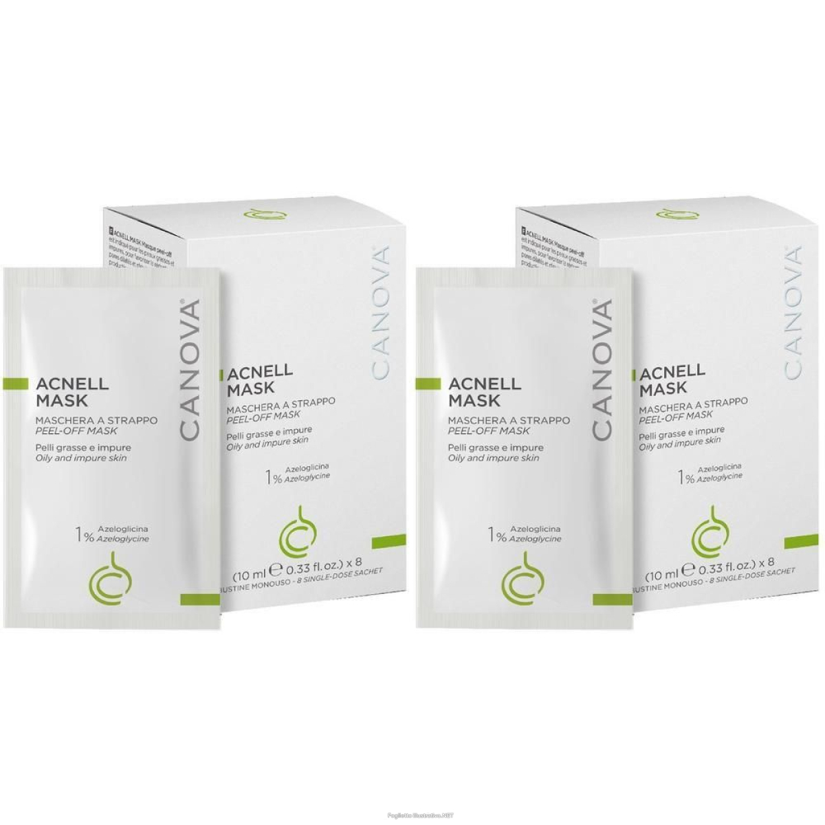 Cerca Offerte di acnell mask canova 8 buste 2x8x10 ml e acquista online