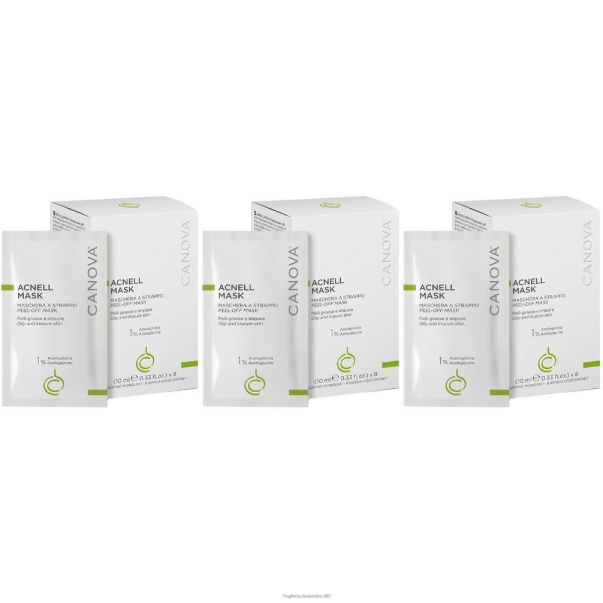 Cerca Offerte di acnell mask canova 8 buste 3x8x10 ml e acquista online