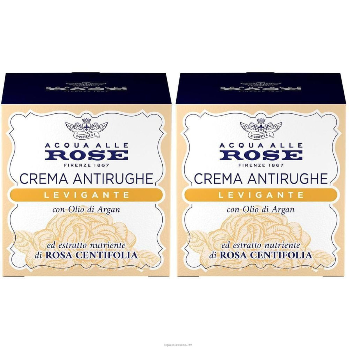 Cerca Offerte di acqua alle rose - crema viso antirughe levigante 2x50 ml e acquista online