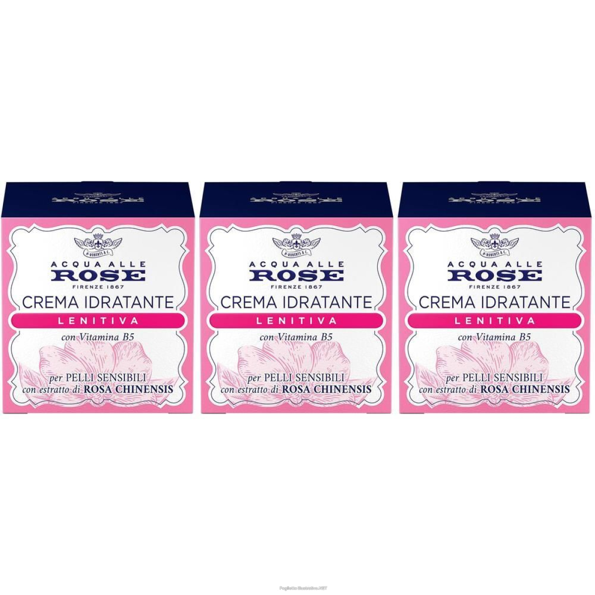 Cerca Offerte di acqua alle rose - crema viso idratante lenitiva 3x50 ml e acquista online