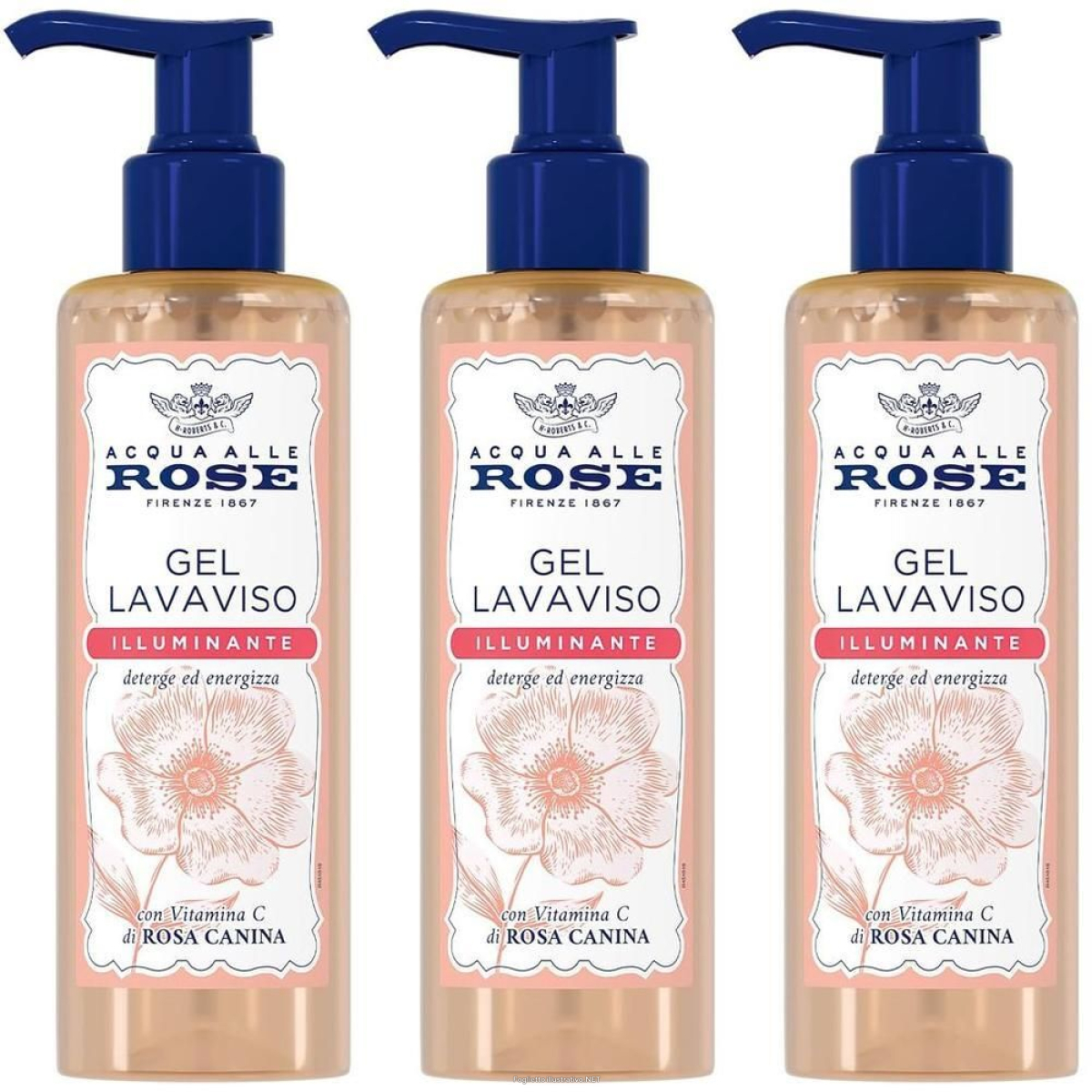 Cerca Offerte di acqua alle rose - gel lavaviso illuminante 3x200 ml e acquista online