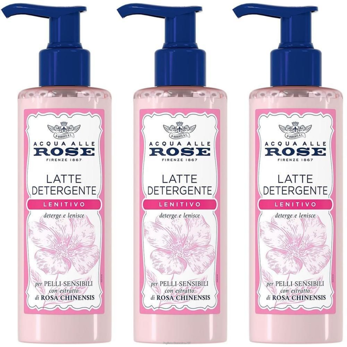 Cerca Offerte di acqua alle rose - latte detergente lenitivo 3x200 ml e acquista online