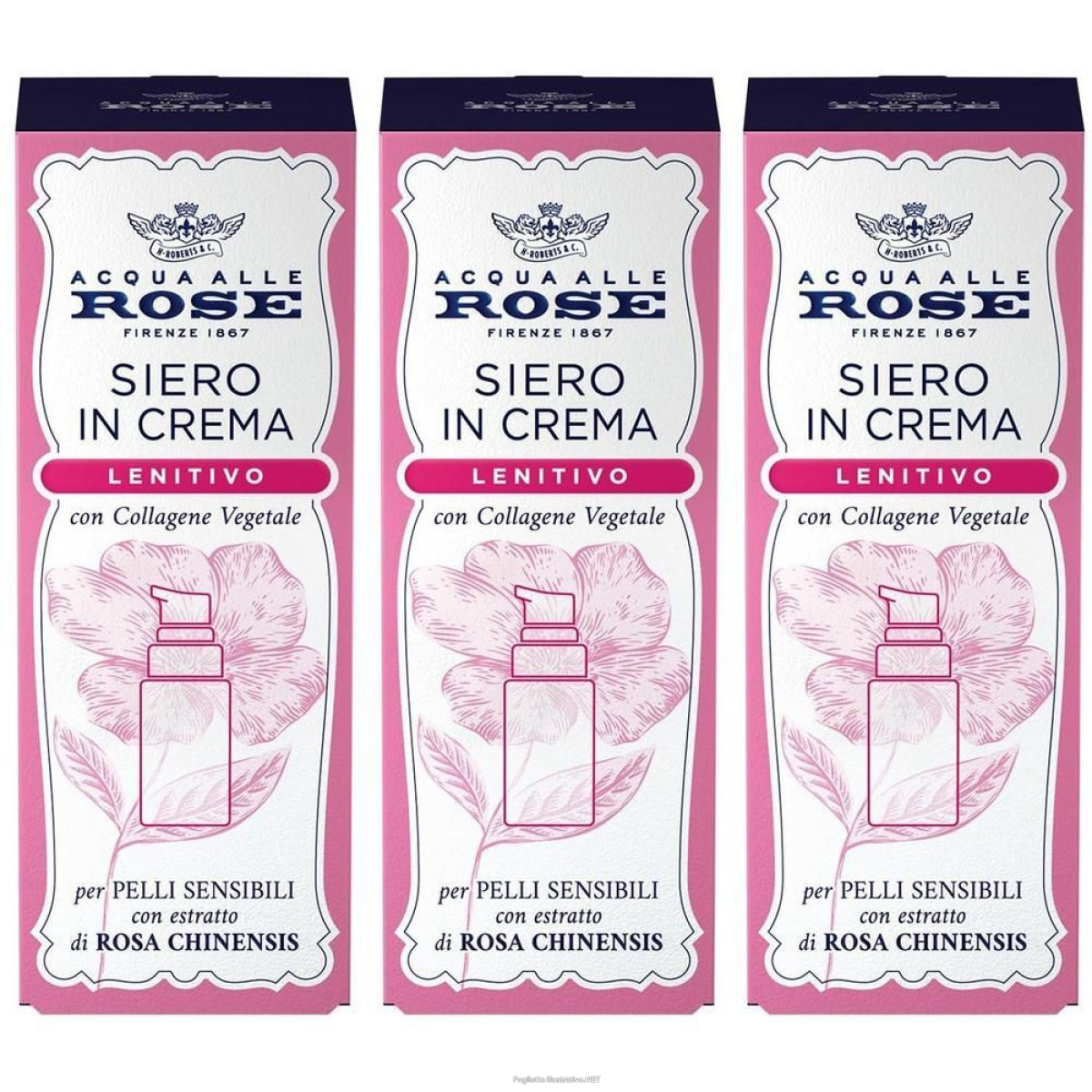 Cerca Offerte di acqua alle rose siero viso idratante purificante 3x30 ml e acquista online