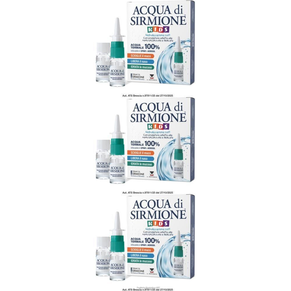 Cerca Offerte di acqua di sirmione kids nebulizzazione soft flaconcini 3x6x15 ml spray e acquista online